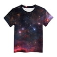 thumbnail image 4 of Hessimy Girls Short Sleeve T Shirts Kids Summer Tops Crewneck Tees,Crewneck Tee(Pink,6-7 Years), 4 of 4