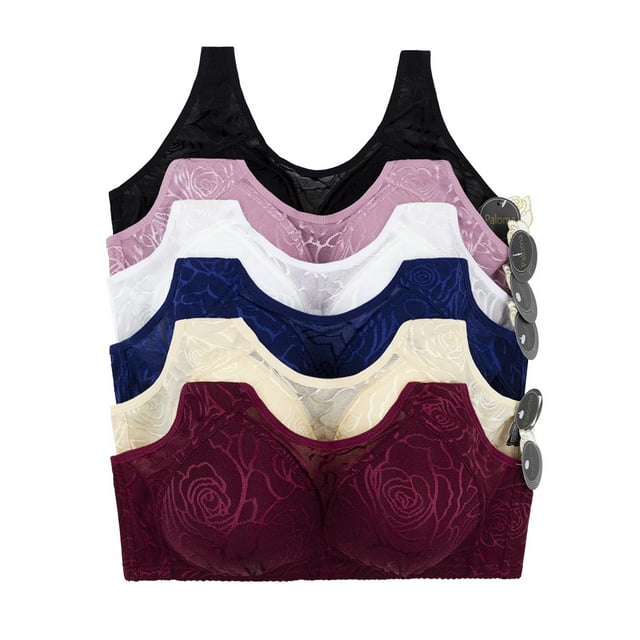 Paquete de Brasier Adda Lingerie Modelo Paloma, Brasier sin varilla, Reforzado, Colores surtidos
