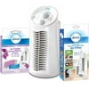 Febreze Mini Tower Air Purifier with Scent Cartridge and Replacement Filter Bundle
