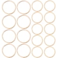 thumbnail image 1 of EeaseCA 40 Pcs Breloques Rondes en Forme de Cercle, Breloques Creuses, Pendentifs pour Fabrication de Bijoux, 1 of 8