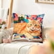 thumbnail image 4 of Fasiaou 1 Counts Artistic Abstract Style Pillow Cover Floral Print Sofa Bedroom Decor Cushion Case Soft Nylon Spandex Washable Home Living Room Accent, 4 of 6