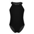 thumbnail image 4 of Alvivi Kids Girls Ballet Dance Jumpsuit Sleeveless Halter Gymnastics Leotard 5-14, 4 of 7