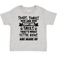thumbnail image 3 of Inktastic Snips Snails and Puppy Dog Tails That's What Little Boys Boys Toddler T-Shirt, 3 of 5