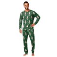 thumbnail image 3 of Christmas Family Matching Pajamas Set, Christmas Printed Printed Long Sleeve Sleepwear, Holiday Family PJs for Family Members of All Ages Christmas Photos & Holiday Celebrations, 3 of 6