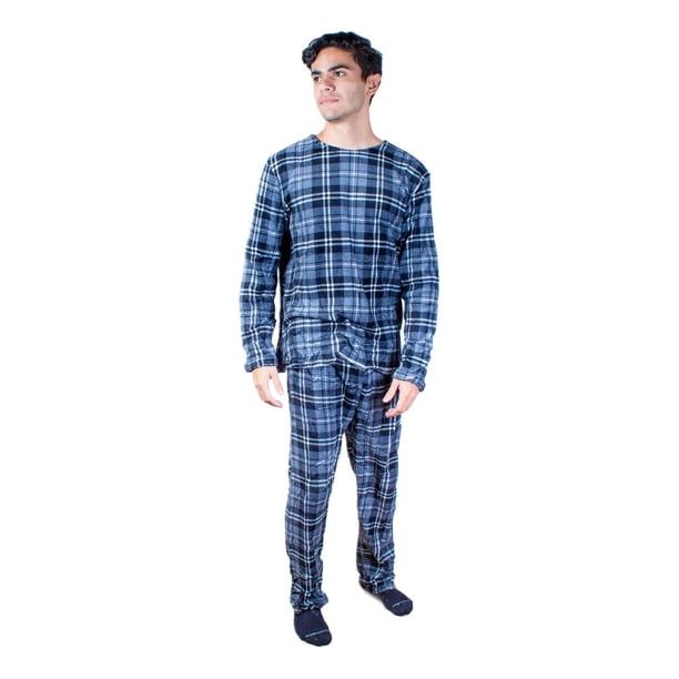 Pijama Para Hombre Tela Polar Estampada