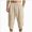MEN PANTS-A55-Khaki, variant on Mens Cargo Pants Drawstring Relaxed Fit Pants Stretch Elastic Waist Work Outdoor Casual Pants with Pockets ,S-Light Gray