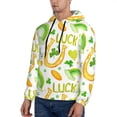 thumbnail image 3 of Sikiie St Patrick's Day1 Men's Hoodie, Essentials Hoodie, Sweatshirt, Pullover Hooded Sweatshirt for Men-4X-Large, 3 of 7