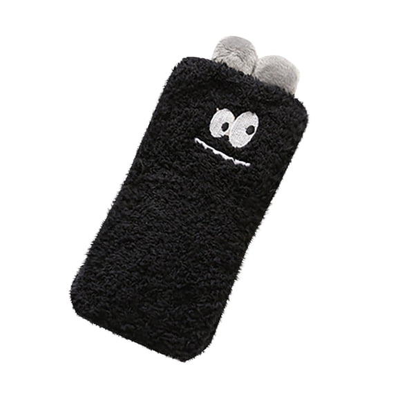 JeashCHAT Women Lovely Coral Fleece Socks Autumn And Winter Thicken Keep Warm Floor Socks