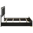 thumbnail image 6 of Marceline Wood Queen LED Panel Bed Black, 6 of 9
