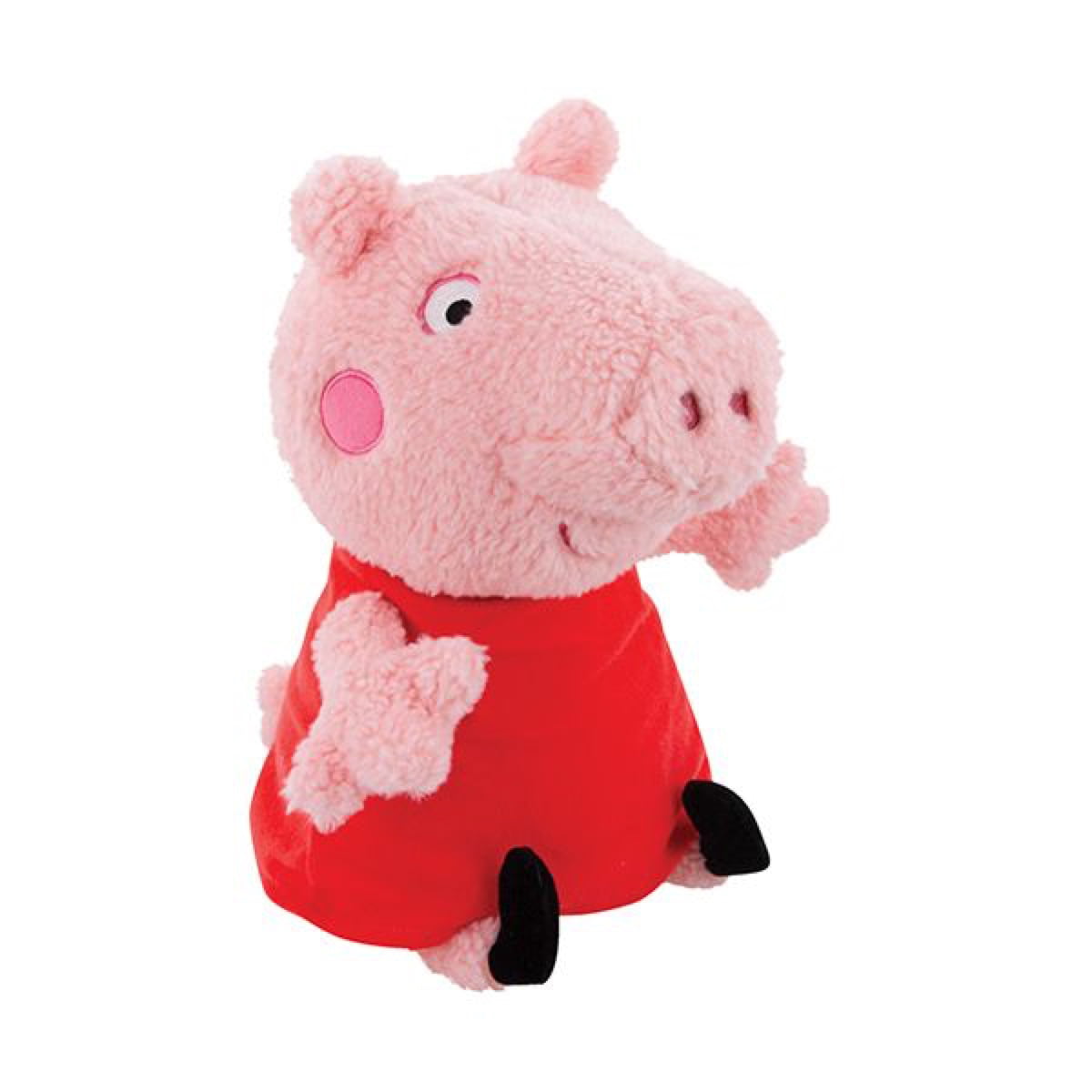 Plush Peppa Pig in Red Dress 13.5 Inches - Walmart.com - Walmart.com