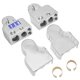 thumbnail image 2 of Kit De Conectores De Terminales De Batería, Monitoreo En Tiempo Real Con Voltímetro, Cubierta De Aluminio Y Acrílico De , Calibre Universal Para Automóvil, Yate, RV, 2 of 7