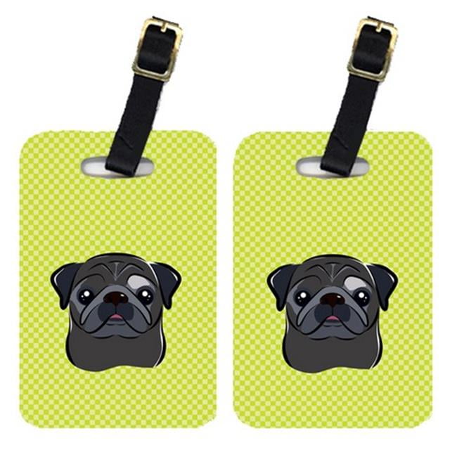 pug luggage tag