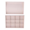 thumbnail image 1 of 2 Pedazos de Caja de Almacenamiento de Joyas Accesorio para Mujeres Unisexo Salvador Bandeja de terciopelo de la joyería, 1 of 10