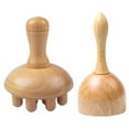 thumbnail image 1 of Herramientas de masaje de terapia de madera 2 piezas Kit de maderoterapia Juego de masaje anticelulítico Rodillo de madera Herramienta de drenaje linfático, Copa anticelulítica Terapia de, 1 of 8