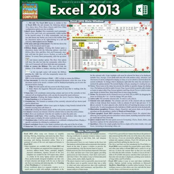 Quick Study: Computer: Excel 2013 (Other)