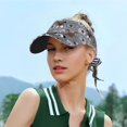 thumbnail image 3 of Salouo Cute Dog Faces Pattern Sport Sun Visor Hats,1-Piece of Adult Sunscreen Visor Cap Adjustable Sun Hat for Outdoor Activities Fits for Women and Men (One Size), 3 of 6