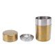 thumbnail image 2 of LATA DE TÉ, TARRO DE HOJA DE TÉ DE AZÚCAR DE CAFÉ SELLADO A PRUEBA DE HUMEDAD DE ACERO INOXIDABLE 304 Dorado, Sellado Eficiente, Almacenamiento multifuncional, Fácil de Usar,, 2 of 7