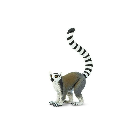 Safari Ltd. Ring-Tailed Lemur Figurine - Lifelike 4" Jungle Figure - Educational Toy for Boys, Girls, and Kids Ages 3 