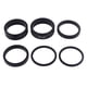 thumbnail image 4 of Espacario de horquilla de auriculares de auriculares 2/5/5/10 mm para MTB Bicyle Black 6pcs, 4 of 6