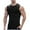 Black, variant on Chiccall Mens Ribbed Knit Tank Tops Casual Crew Neck Sleeveless Muscle Shirts Basic Undershirts Tank Black