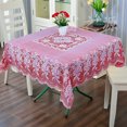 thumbnail image 1 of Square Tablecloth Fabric Waterproof Oil-Proof Disposable Mahjong Tablecloth Eight Immortals Table Nordic Household Dining Tablecloth Plastic, 1 of 7