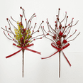 thumbnail image 4 of Flor de baya roja artificial para el día de San Valentín, tallos de bayas en forma de corazón, ramas de bayas para regalo de San Valentín, boda, decoración del hogar, 4 of 6