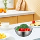 thumbnail image 5 of Tazones Mezcladores De Acero Inoxidable, Recipientes Reutilizables Para Almacenar Alimentos, Organizador De Cocina Resistente Para Refrigerador Y Despensa, Multicolor, 5 of 7