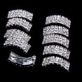 thumbnail image 6 of 10pcs 9mm Ribbon Buckle Slider Buckles for Wedding Invitation Letter Christmas Buckles () - A, 6 of 10