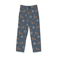 thumbnail image 4 of Xecao Squirrel And Snowflakes Men's Straight Lounge Pajama Pants: The Ultimate in Comfortable Sleepwear, 4 of 9