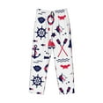 thumbnail image 4 of Balery Men'S Sailing Marine Travel Pants,Sleepwear Pants,Pajama Pants,Pj Bottoms Drawstring And Pockets-Small, 4 of 9