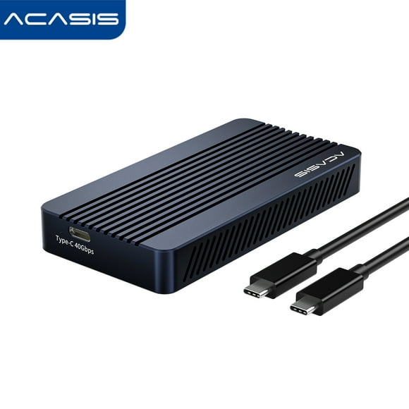 ACASIS USB4.0 External SSD Enclosure 40Gbps m.2 NVME Compatible Thunderbolt 3/4 USB3.0, 2.0, Supports 8TB SSDs