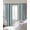 Beige, variant on Blue Teal Striped Blackout Curtains for Bedroom/Living Room, Thermal Insulated Kitchen Curtains, Farmhouse Stripes Modern Art Grommet Darkening Window Treatment Drapes 27.5"x39"x2