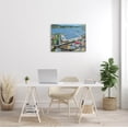thumbnail image 2 of Stupell Industries Ocean Docks Suburb Streets Graphic Art Gallery Wrapped Canvas Print Wall Art, Design by Carla Daly, 2 of 7