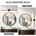 thumbnail image 5 of Modern Vanity Lighting Fixtures 39 Inch Bathroom Vanity Lights Over Mirror Wall Sconce for Bathroom Black Warm Lighting Bath Wall Sconce, 5 of 10