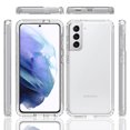 thumbnail image 2 of Mantto Samsung S21 Plus Case, Full Body Clear Protection Case PC Bumper & Rubber TPU Front & Back 360 Full CoverGradient Bumper Frame Rubber Phone Case for Samsung Galaxy S21 Plus - Clear, 2 of 8