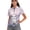 Bunny Daisy Pattern, variant on Whosucclay Easter Egg Floral Athletic Tops, 1/4 Zip Lightweight V Neck Short Sleeve Golf Shirts for Travel Tennis Hiking Soft Size Large