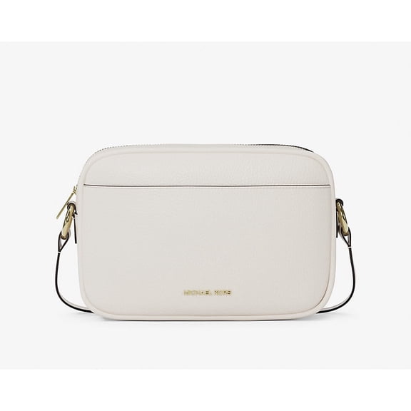 Michael Kors Women’s Jet Set Large Pebbled Leather Camera Crossbody Bag