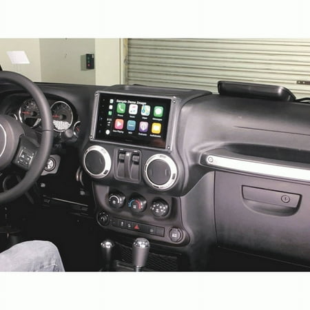 Metra - Dash Kit for Select 2011-2017 Jeep Wrangler Vehicles - Matte Black