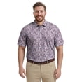 thumbnail image 5 of Ben Hogan Performance Men's & Big Men's Micro Floral Print Short Sleeve Polo Shirt, up to 5XB, 5 of 8