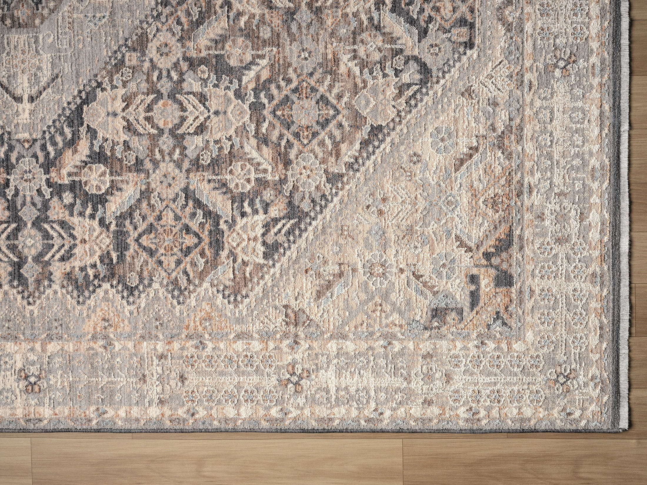 United Weavers Utopia Eugene Oriental Border Area Rug, Brown, 9'10" x 13'2"