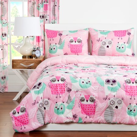 Crayola Night Owl Twin Comforter Set Walmart Com