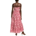 thumbnail image 2 of 1.STATE womens  Linen-Blend Maxi Dress, xs, Pink, 2 of 3