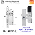 thumbnail image 2 of Door Lock, X5 Biometric Fingerprint Security Intelligent Tuya Smart APP Password Electronic Door Lock Built-in Eight Language Voices ,Easy to Install, 2 of 6