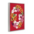 thumbnail image 4 of Stupell Industries Floral Bloom Letter T Botanical & Floral Painting Gray Framed Art Print Wall Art, 12 x 18, 4 of 10