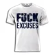 thumbnail image 1 of Playera Camiseta Fuck Excuses Gym Motivacion Adiccion Unsx, 1 of 1