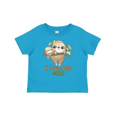 Inktastic Sloth I Love My Oma Boys or Girls Toddler T-Shirt