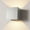 Silver Warm Light, variant on Amerteer Dimmable Wall Sconces Modern LED Wall Lamp 12W Indoor Wall Sconce Up Down Hallway Wall Mounted Light Fixtures for Bedroom Living Room, Warm Light