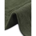 thumbnail image 6 of DARING DIVA Women's Corduroy Long Sleeve Button Down Shacket Jacket L Army Green, 6 of 6