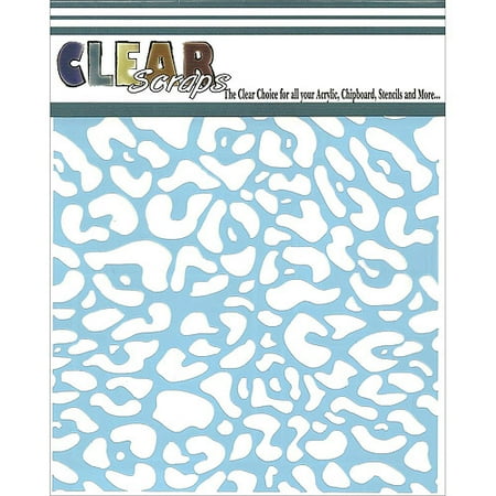 Clear Scraps Stencils 6