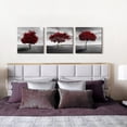 thumbnail image 2 of Canvas Wall Art Painting Decor-Panoramic black and white mangrove- 12" x 12" 3 Pieces Framed Canvas Prints Watercolor Giclee with Black Border Ready to Hang for Modern scenery Home Office Decor, 2 of 6
